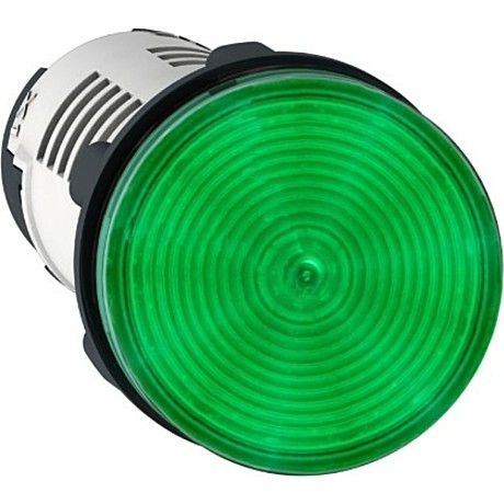Лампа сигнальная 22мм 230В LED зеленая SchE XB7EV03MP